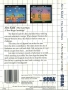 Sega  Master System  -  Alex Kidd The Lost Stars (Back)
